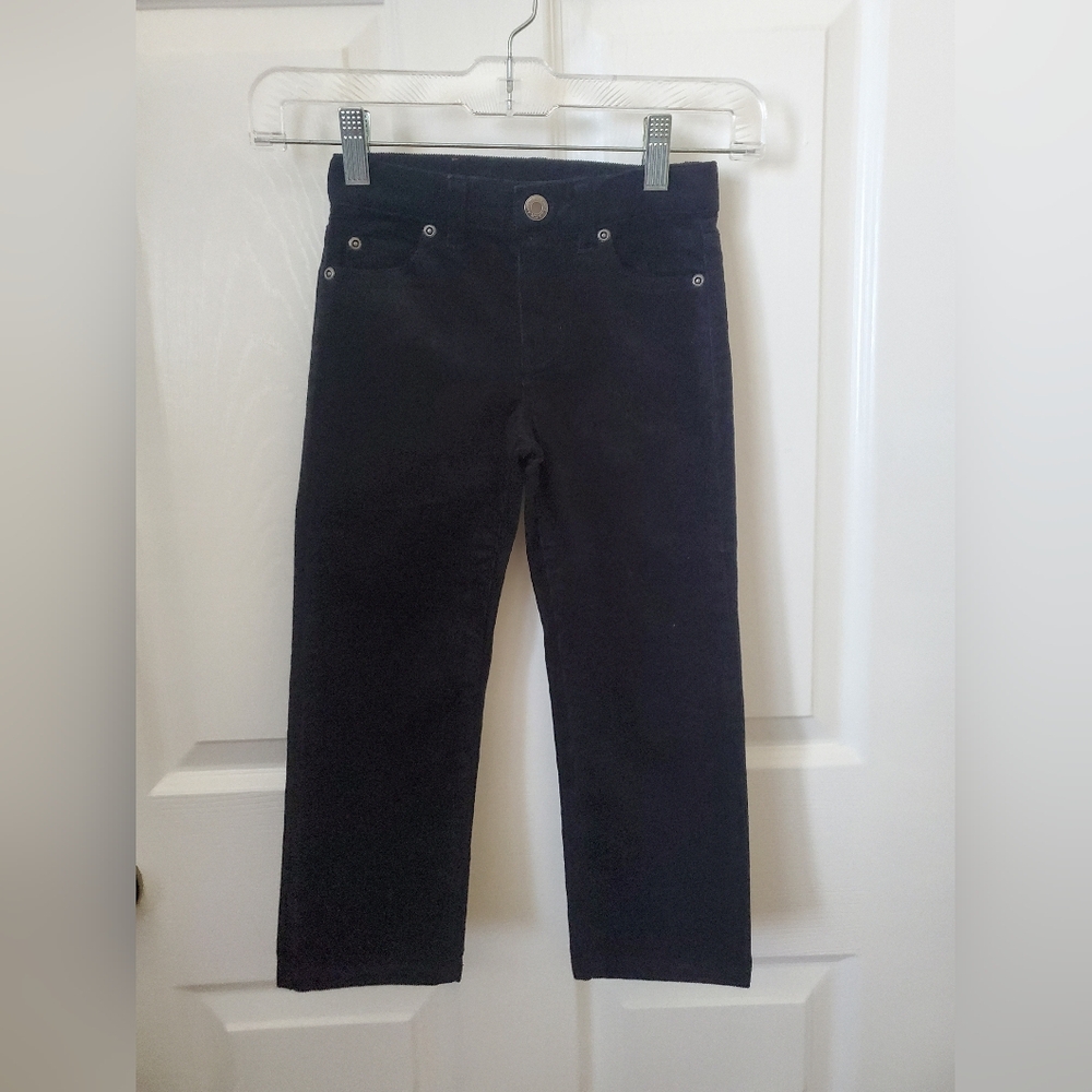 Janie And Jack Black Corduroy Kids Pants 4